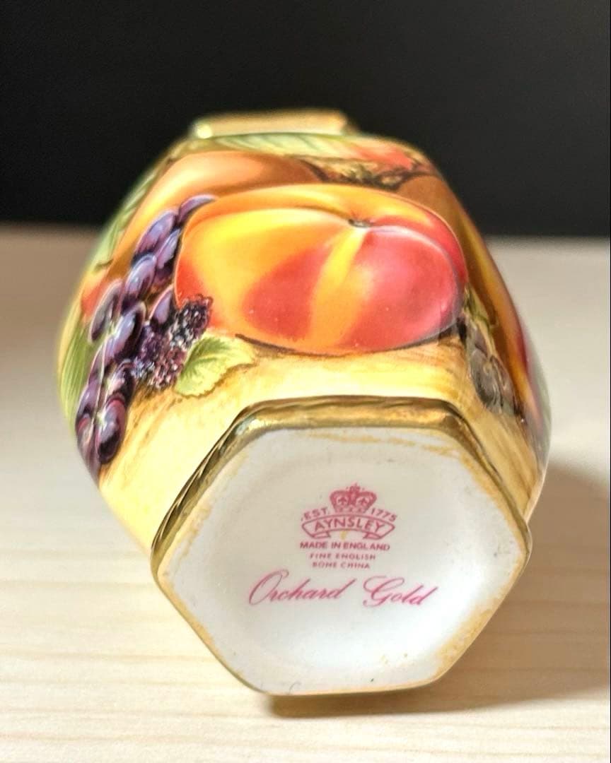 エインズレイ　オーチャードゴールド　ミニベース　ソースポート2点セット