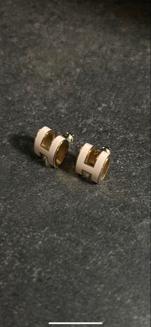 HERMES ポップHピアス　 ピンクゴールド