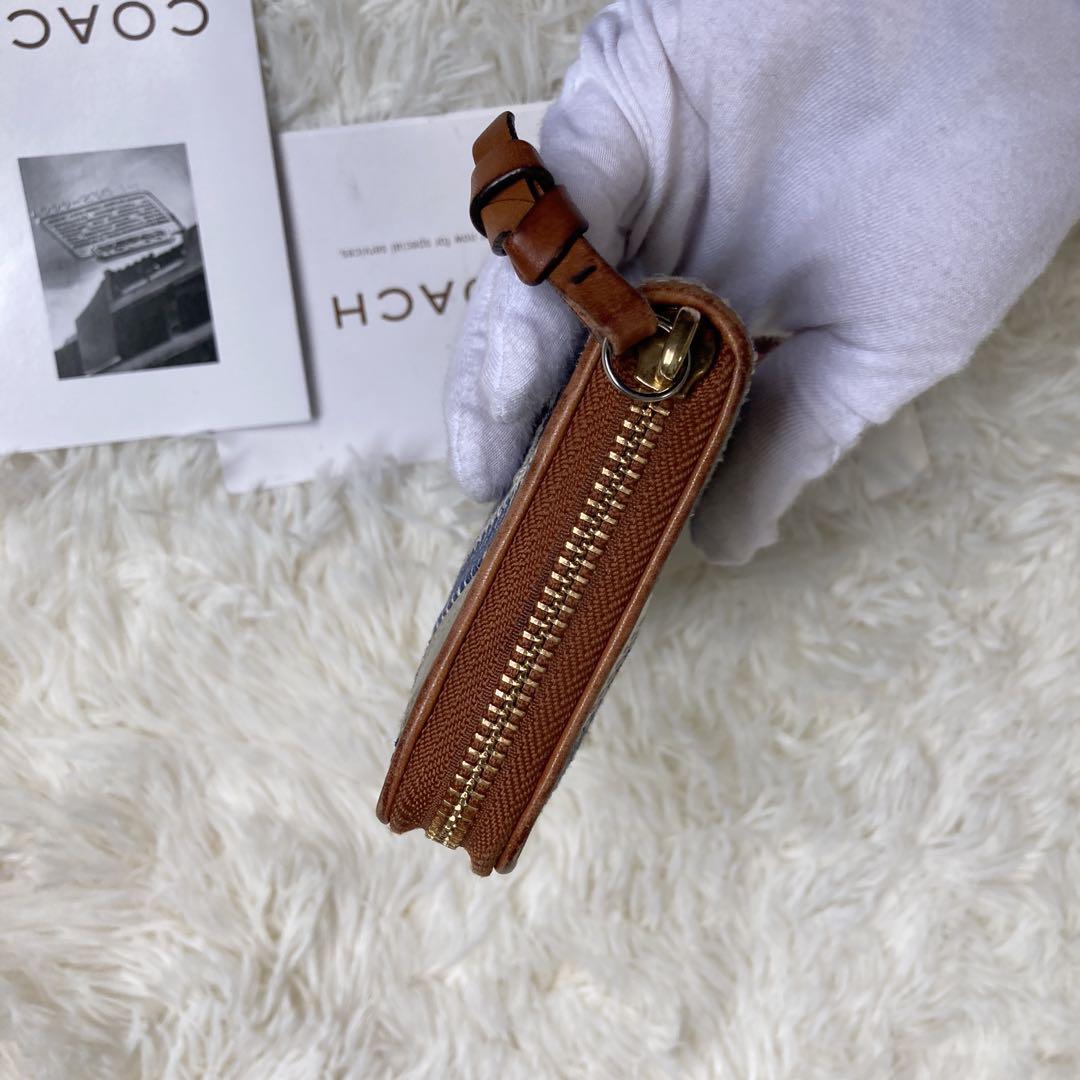 バッグ vintage coach archive patchwork denim