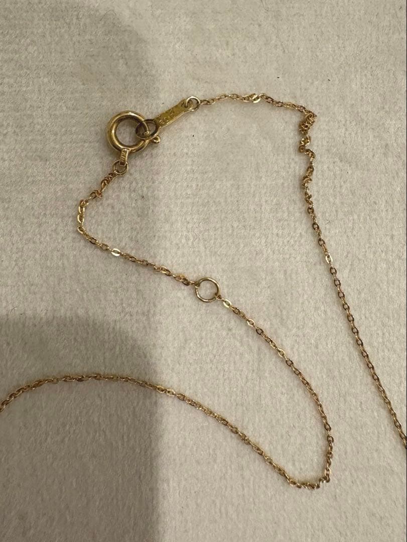 K.uno ケイウノTwinkle 18KイエローゴールドDiaネックレス