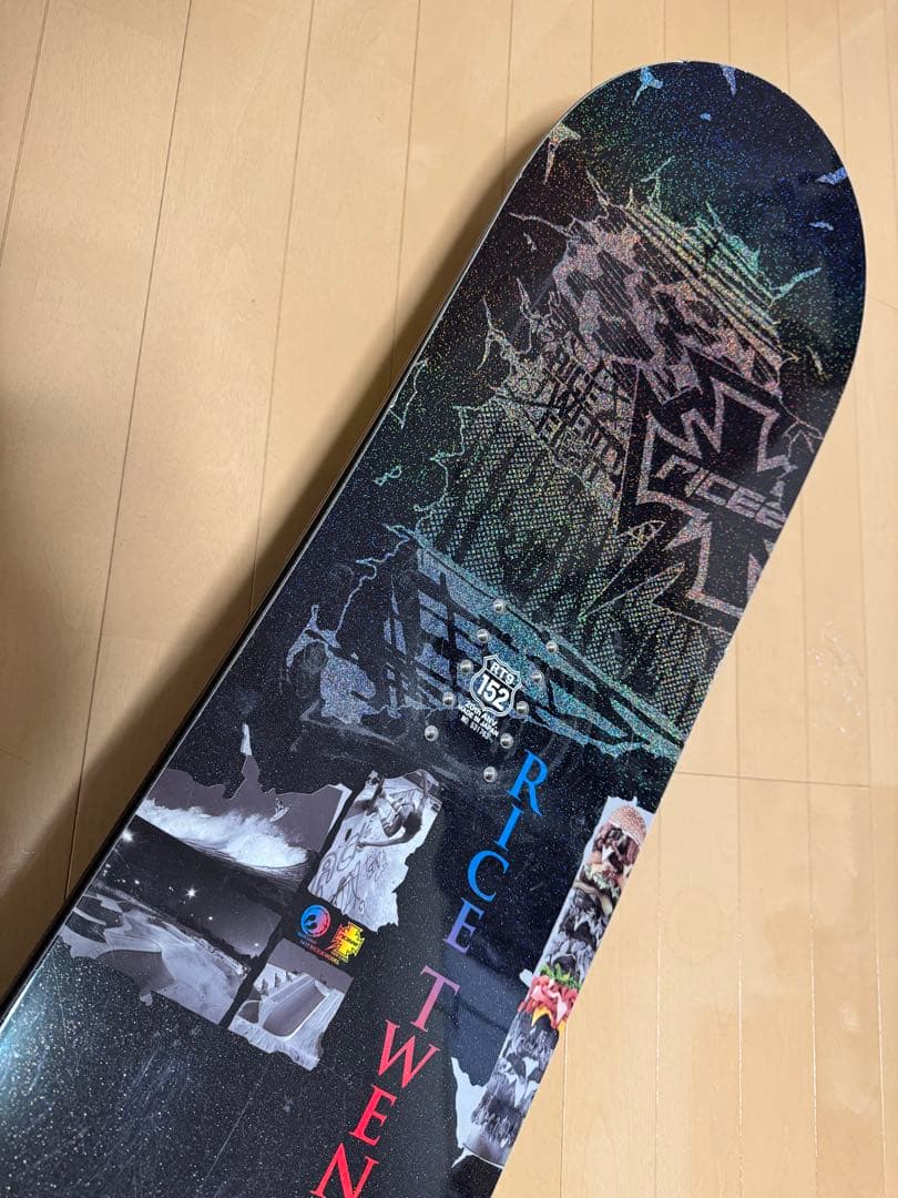 高反発◎ 記念モデル！ RICE28 RT9 152cm スノーボード板