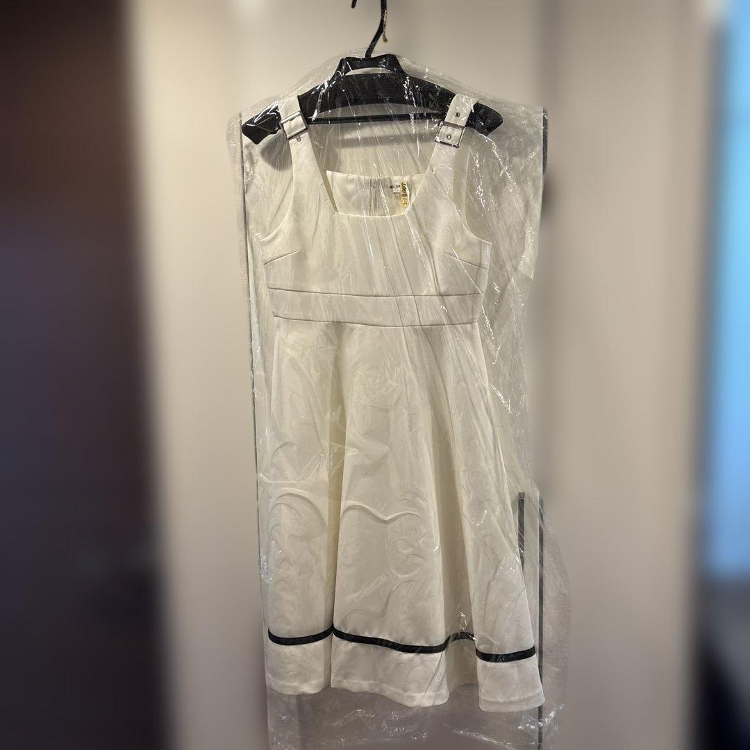 ひまわり 卒業式セレモニードレス　ホワイト ジャケットジャンパースカート