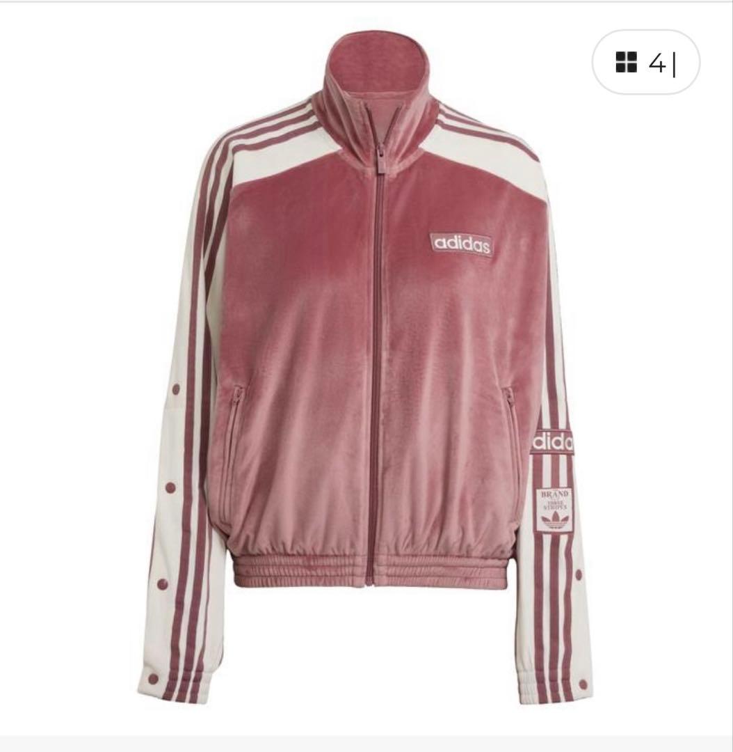最終値下げ adidas ベロア　Mサイズ PRELOVEDCRIMSON
