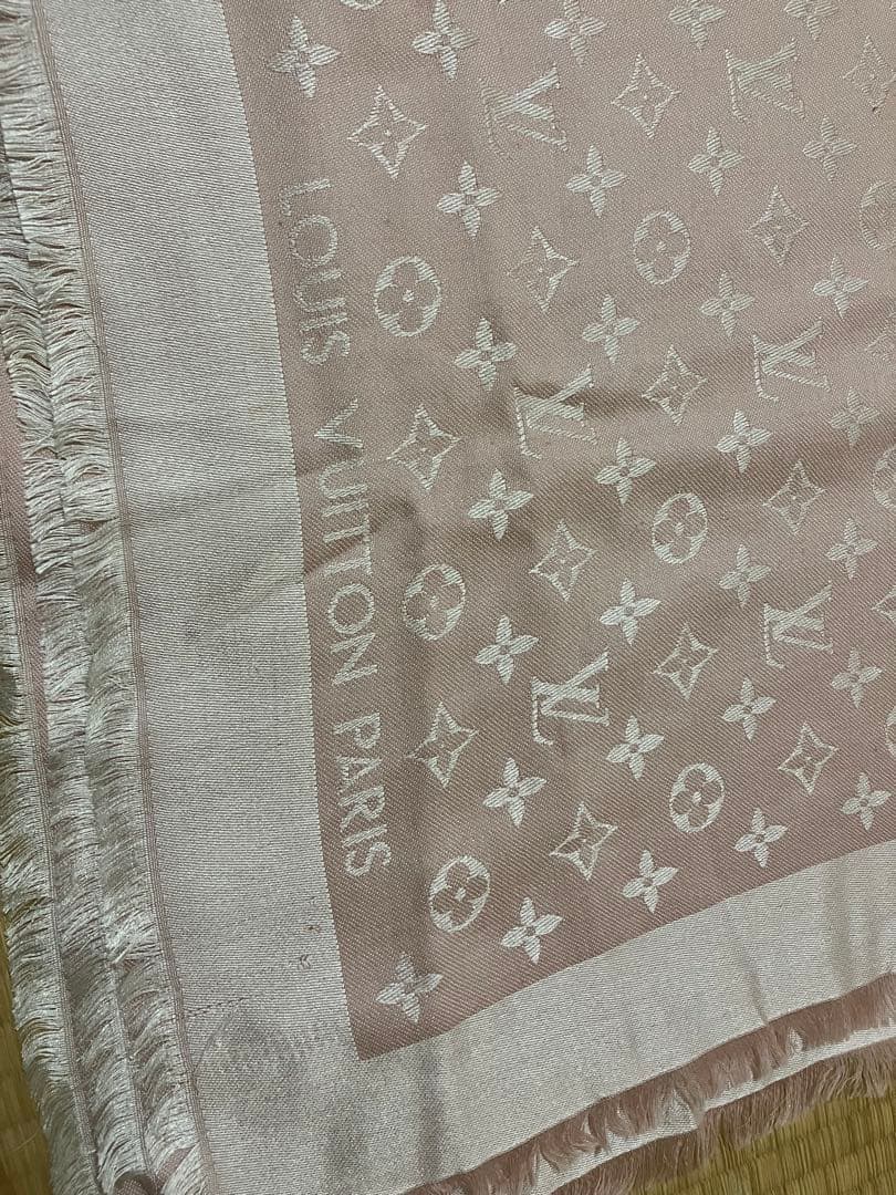 LOUIS VUITTON ピンク ストール 大判