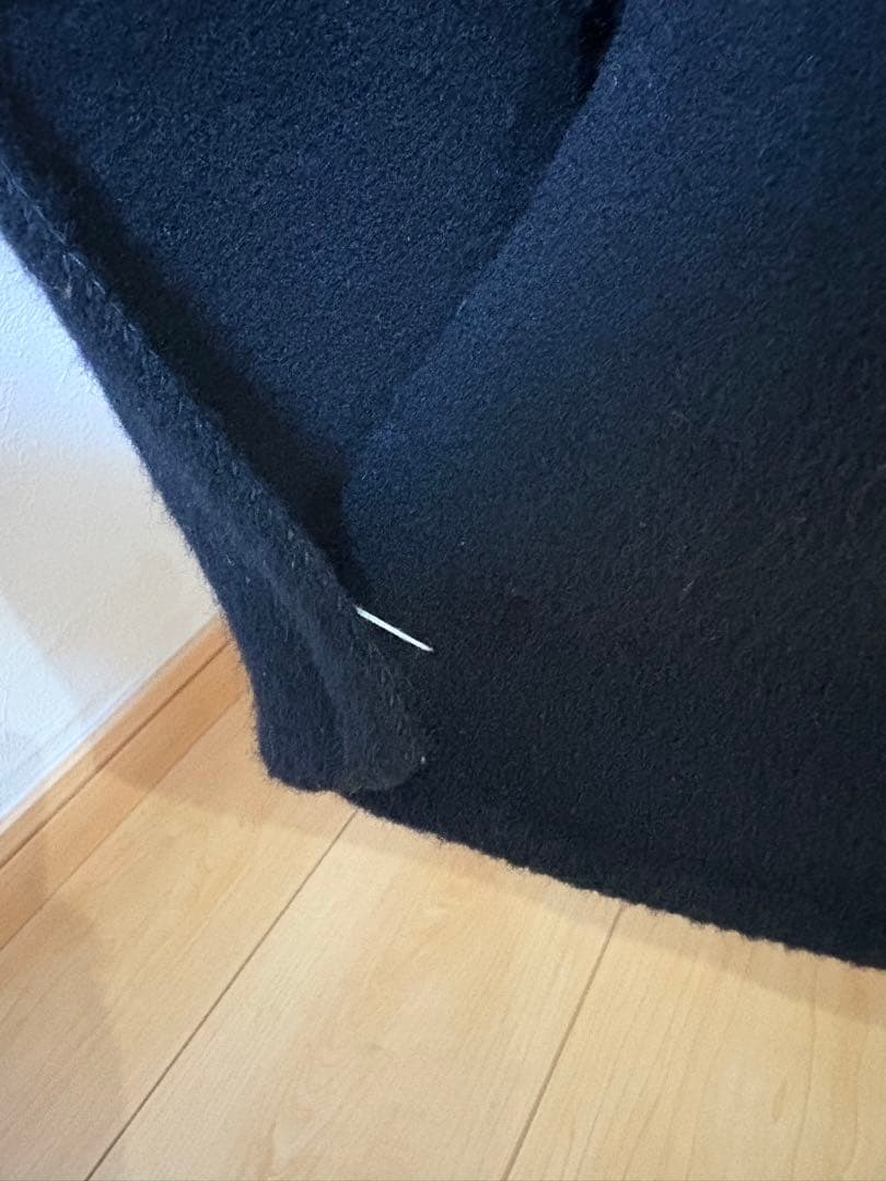 【新品未使用】MUJI Laboカシミヤ混チェスターコート Mサイズ ブラック