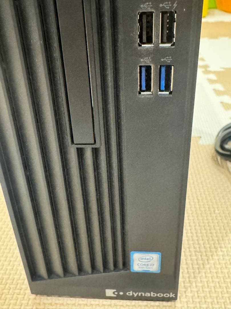 Windowsデスクトップ Dynabook DT100/R i7 8GB HDD500 Win11Pro