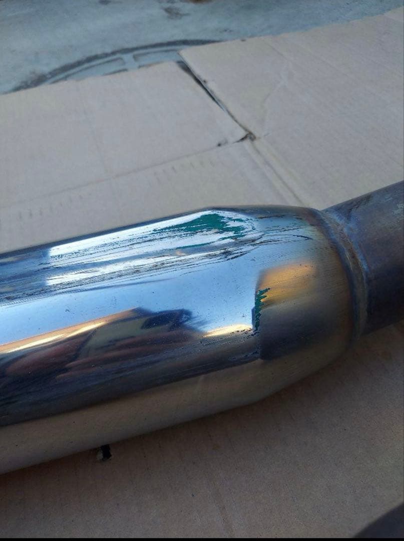 VAB WRXSTI フジツボマフラー ※凹みあり　白猫