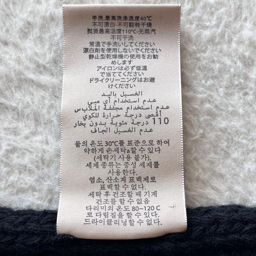 新品未使用✨GUCCI ノースフェイス コラボ ウール マフラー　黒