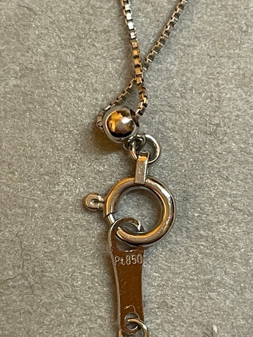 AGT鑑定書付 天然 Fancy Purple Pink ダイヤ ネックレスPt