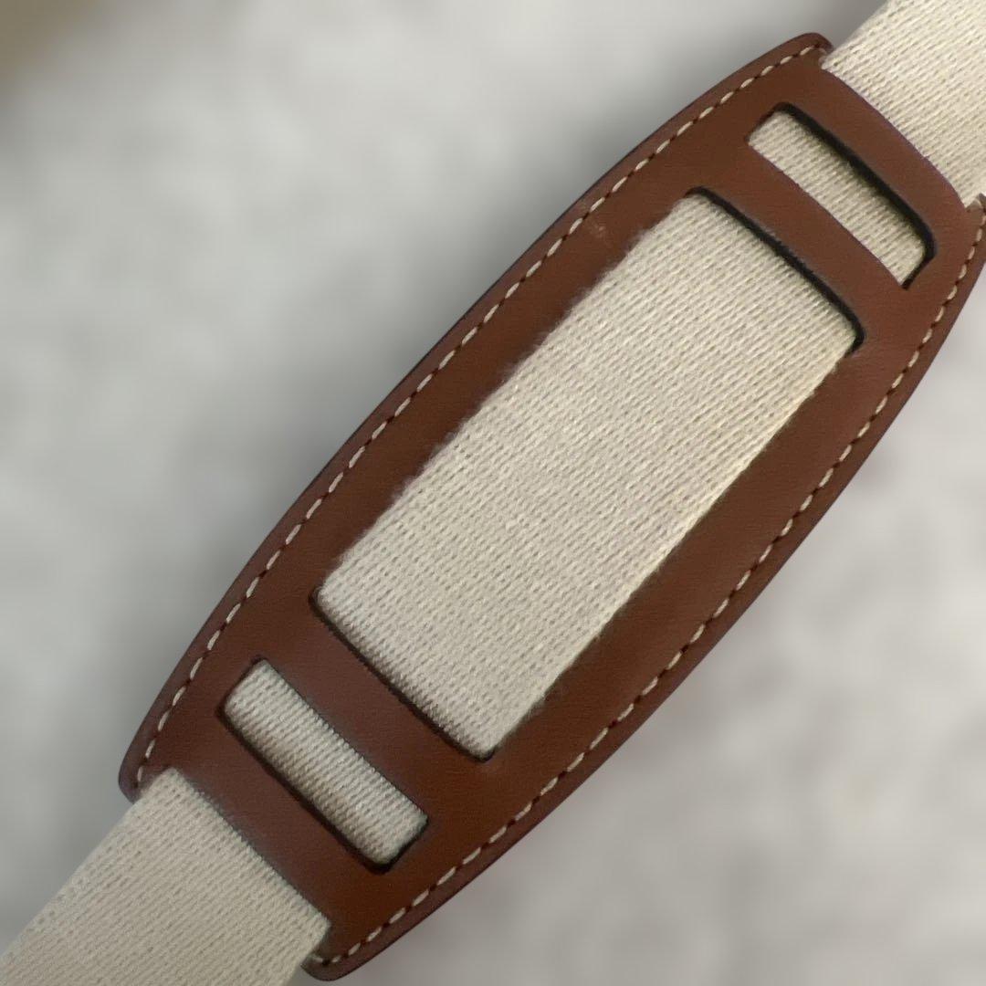 美品　コーチ ショルダーバッグ パッチワーク デニム キャンバス レザー ブルー