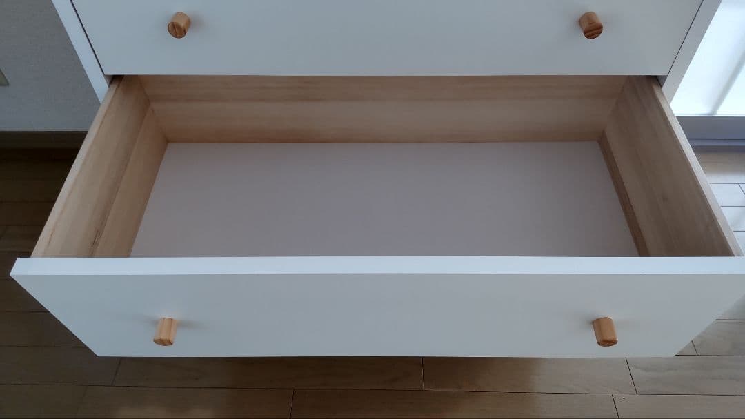 モモナチュラル　LOVE CHEST T75 3段 チェスト　タンス