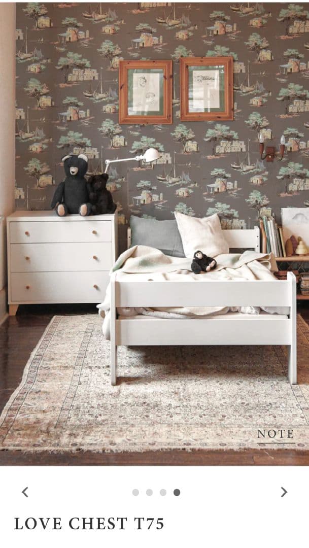 モモナチュラル　LOVE CHEST T75 3段 チェスト　タンス