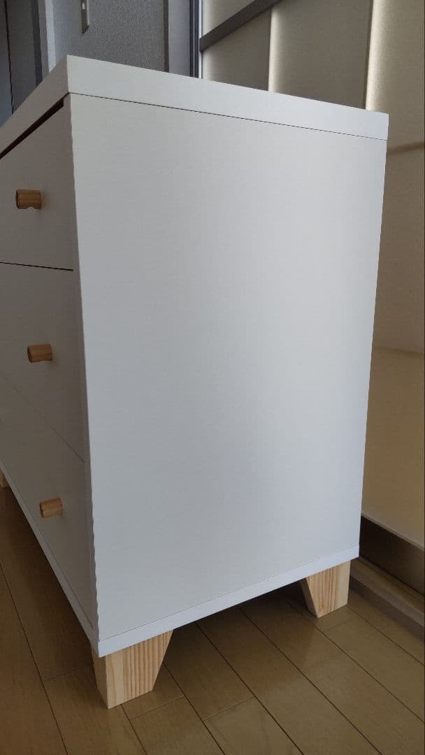 モモナチュラル　LOVE CHEST T75 3段 チェスト　タンス