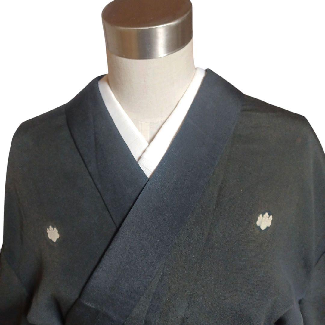 アンティーク婚礼 黒 袷 正絹 花嫁衣裳 大正浪漫 レトロ 逸品 km030