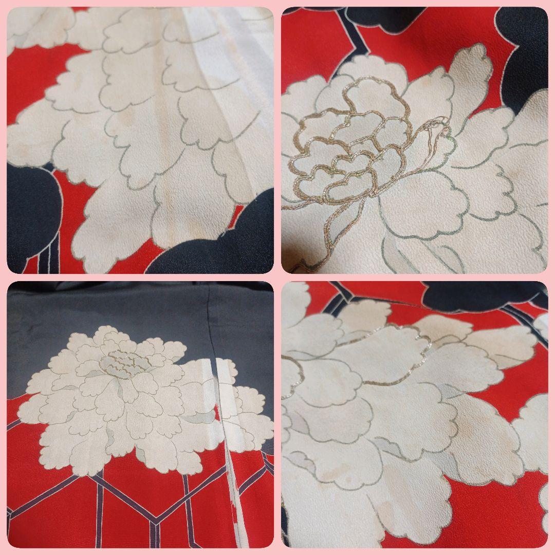 アンティーク婚礼 黒 袷 正絹 花嫁衣裳 大正浪漫 レトロ 逸品 km030