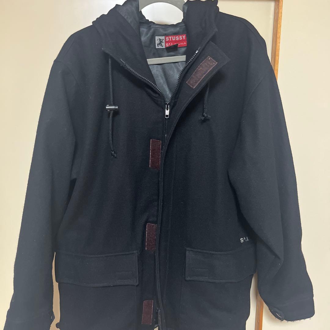 STUSSY ダッフルコート M ブラック　最終値下げです！
