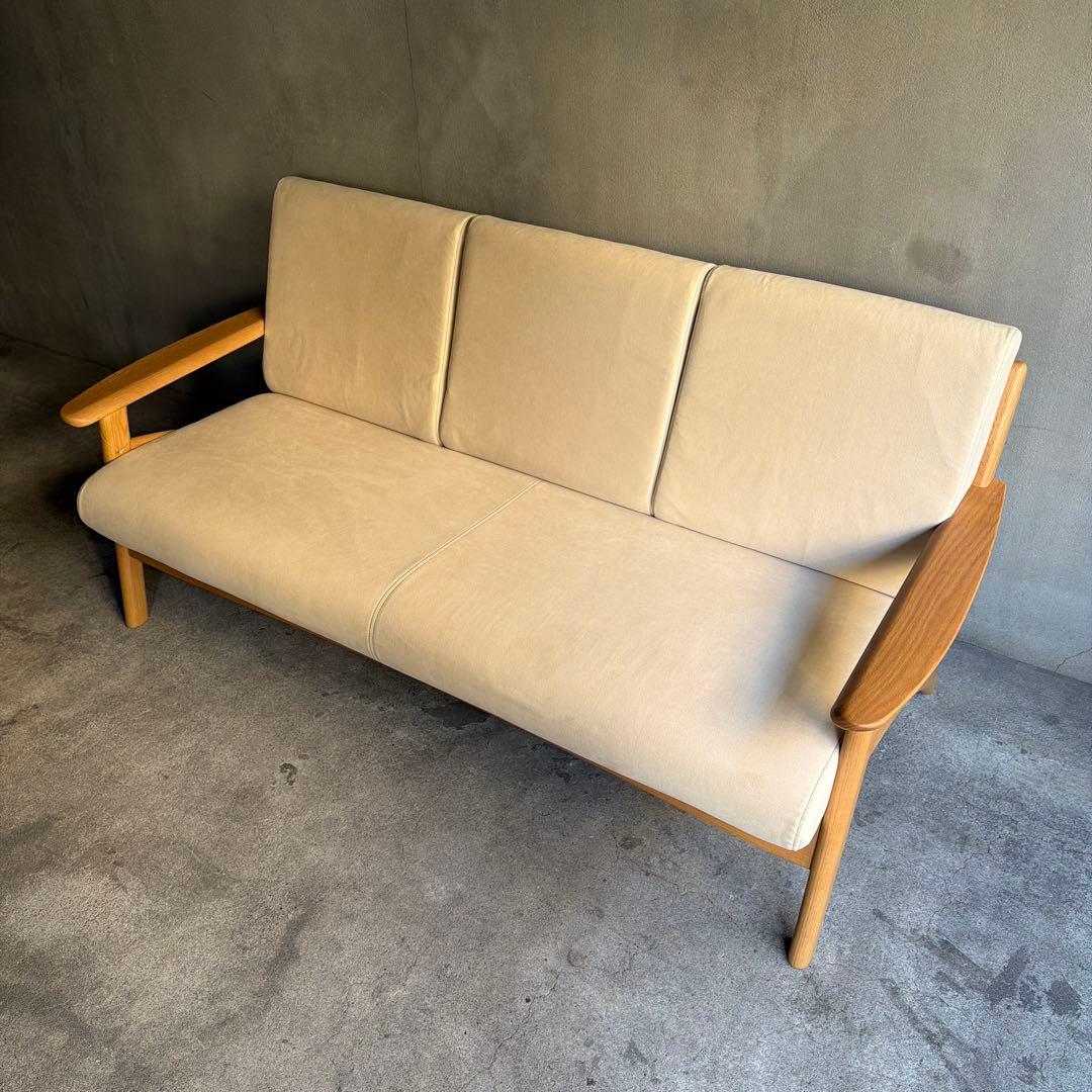 未使用品　浜本工芸　3Pソファ