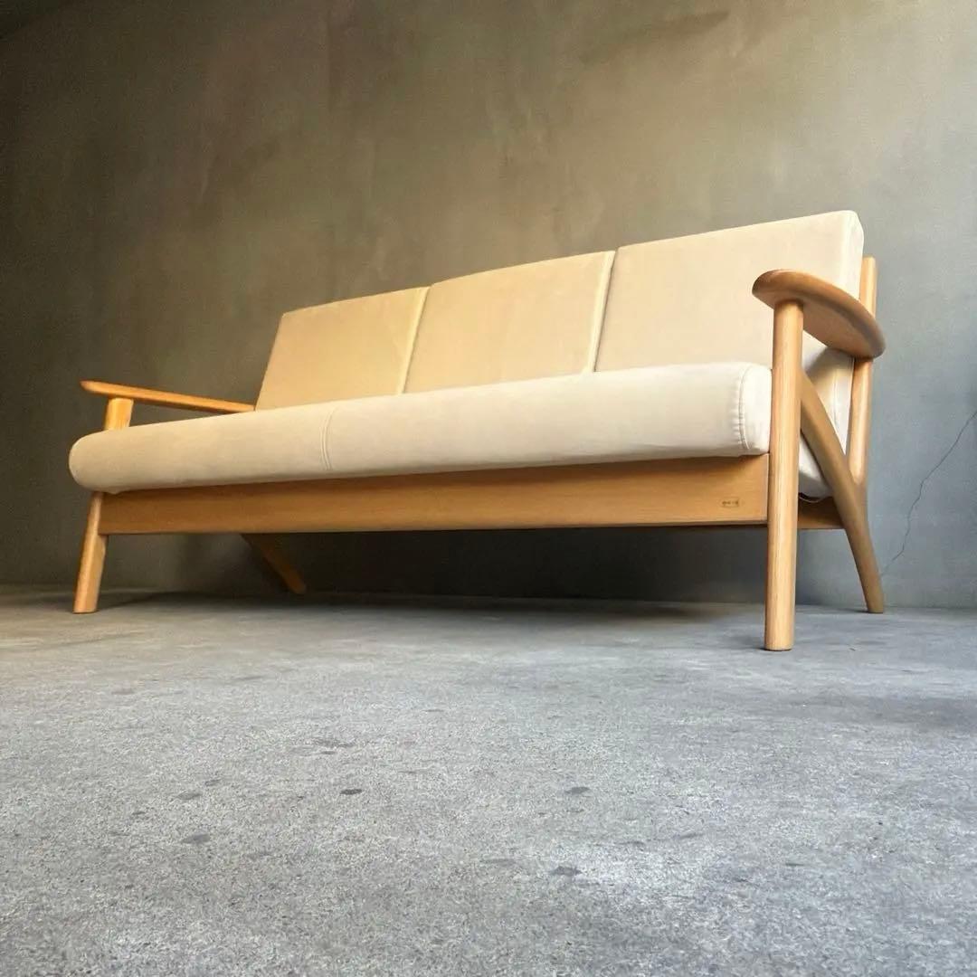 未使用品　浜本工芸　3Pソファ