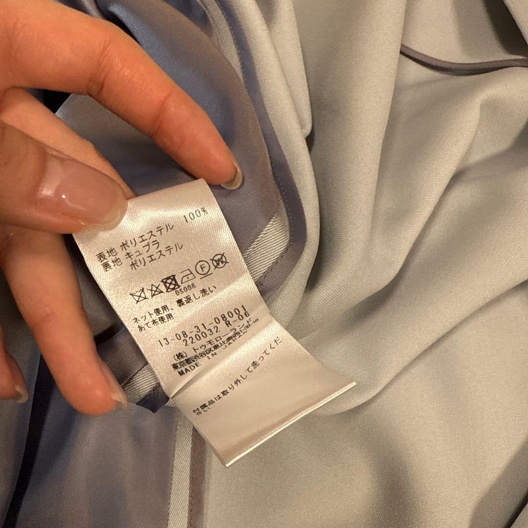 TOMORROWLAND　カバートクロス スタンドカラーコート