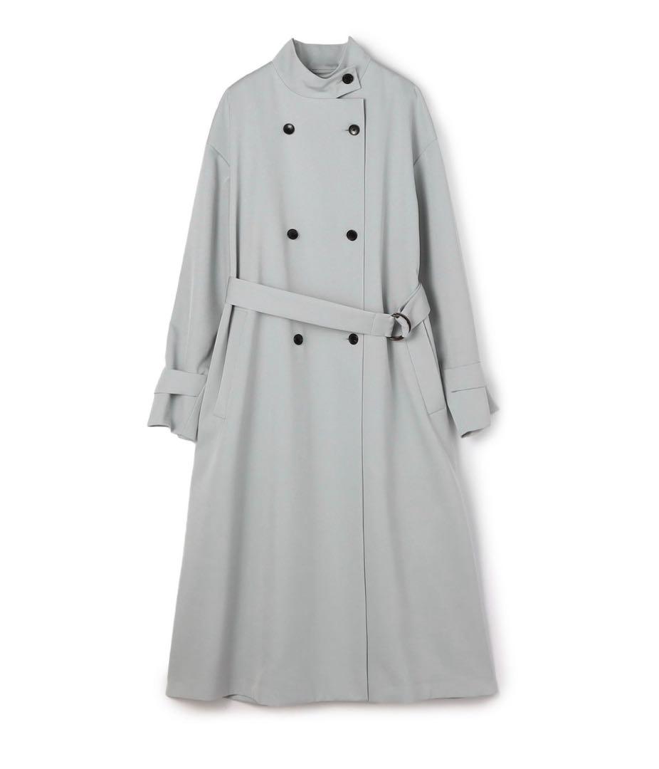 TOMORROWLAND　カバートクロス スタンドカラーコート