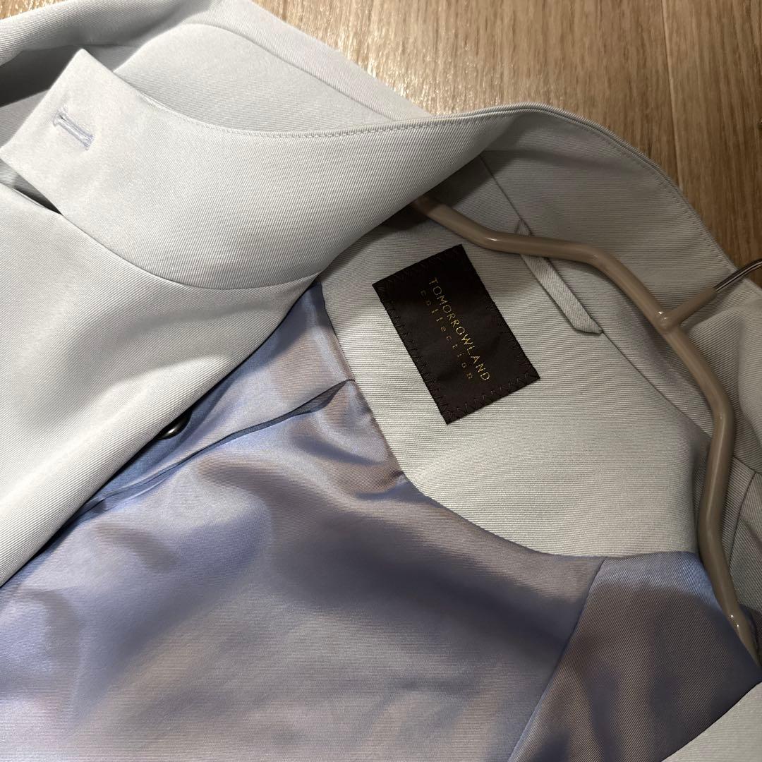 TOMORROWLAND　カバートクロス スタンドカラーコート