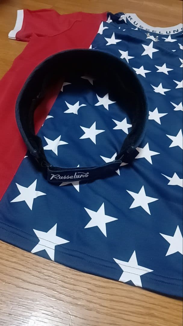 RUSSELUN セットアップ　ポロシャツ　サンバイザーのセットアップ！サイズ4