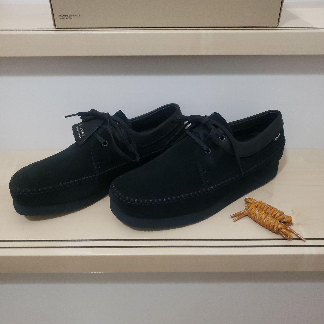 試着のみ未使用 CLARKS Weaver GTX 26.5 ブラック