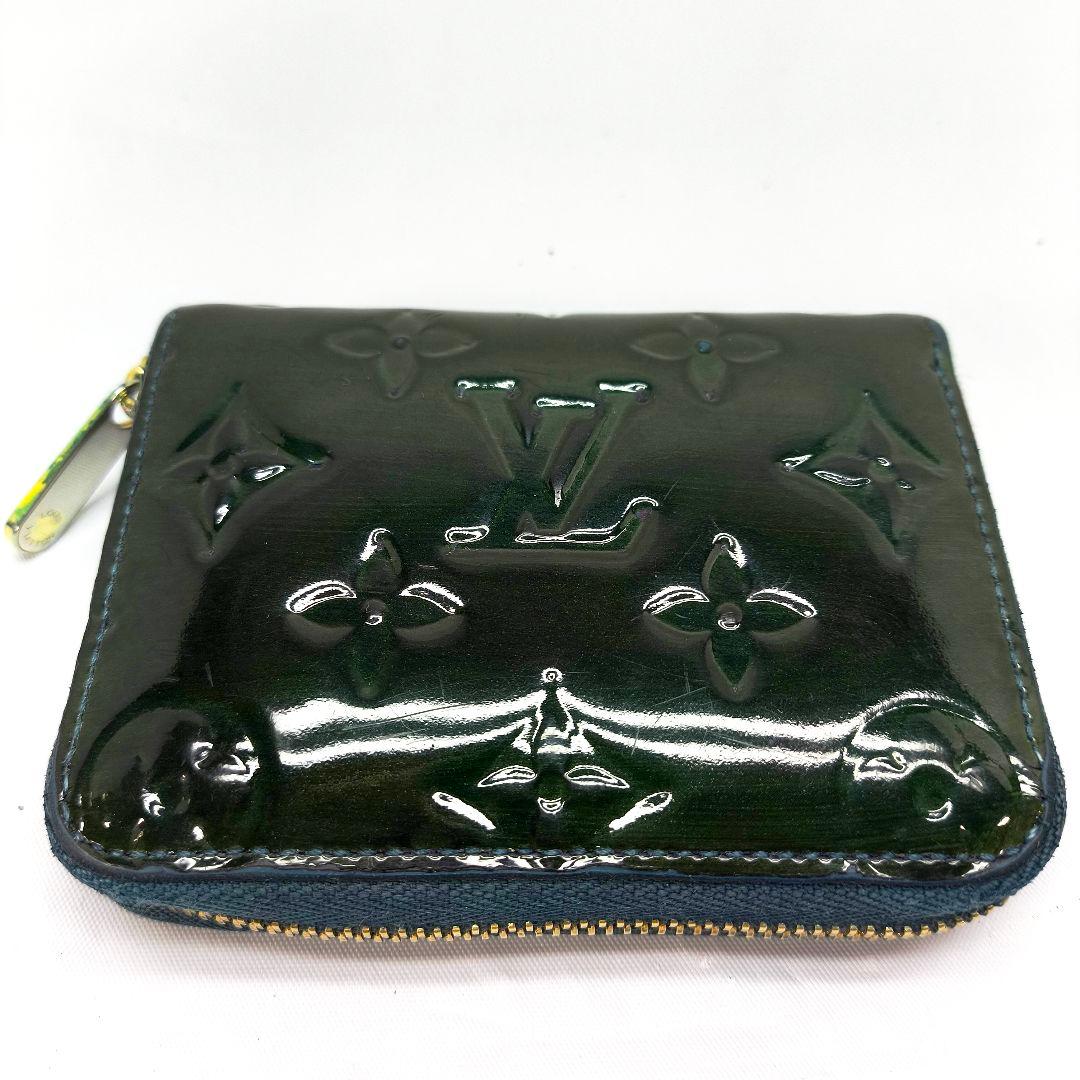 ルイヴィトン ヴェルニ ジッピーパース ケース ブルー