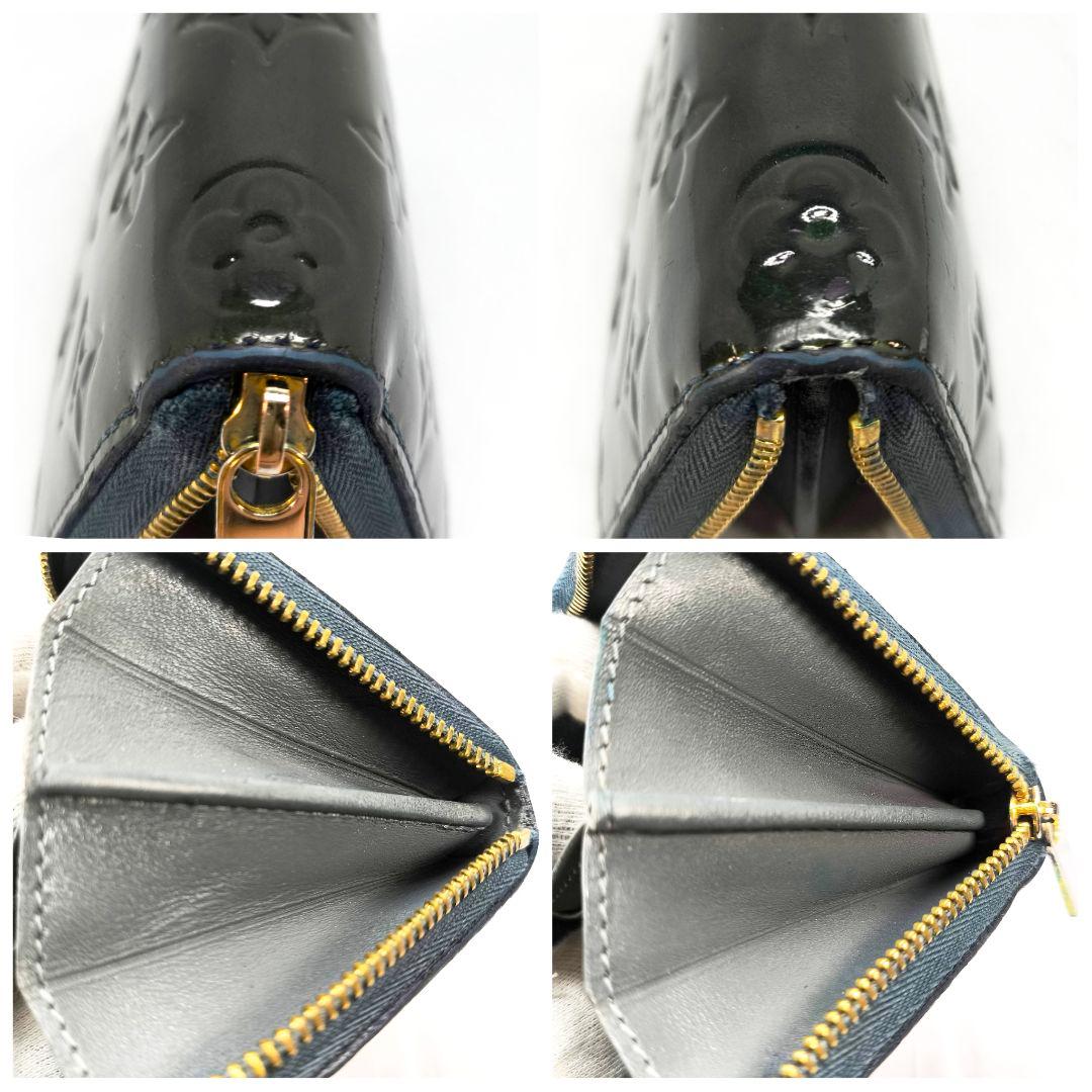 ルイヴィトン ヴェルニ ジッピーパース ケース ブルー