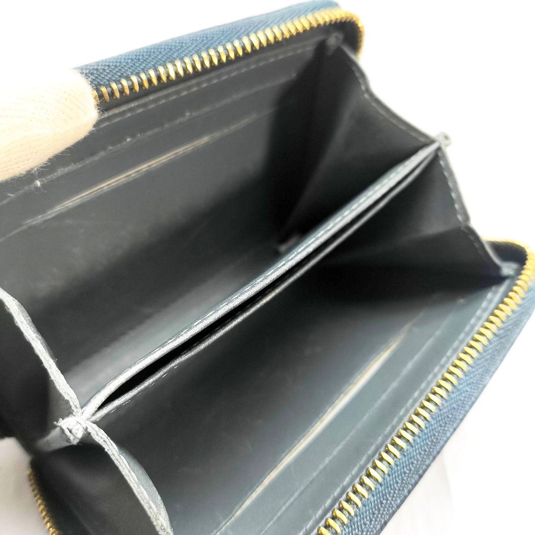 ルイヴィトン ヴェルニ ジッピーパース ケース ブルー