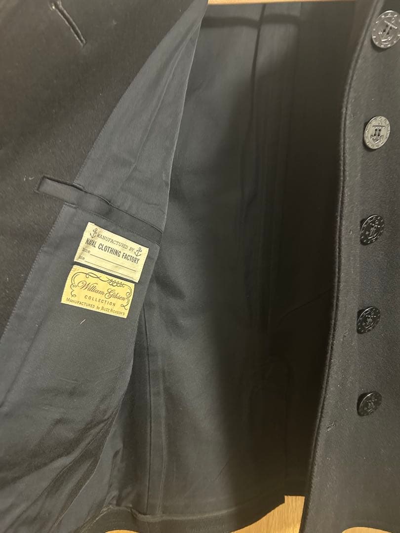 バズリクソンズ　ウィリアムギブソン　黒　Pコート 38