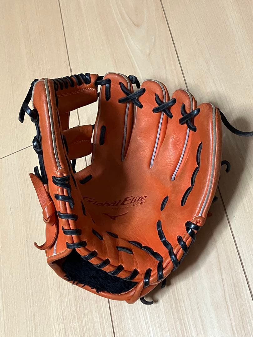 （GW限定価格）Mizuno Global Elite 軟式グローブ オレンジ