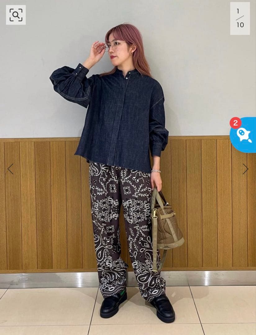 manipuri journa standard l'essage ロングパンツ