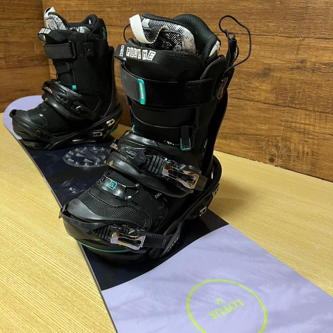 美品　SALOMON FLUX　レディース　スノーボード　3点セット 135cm