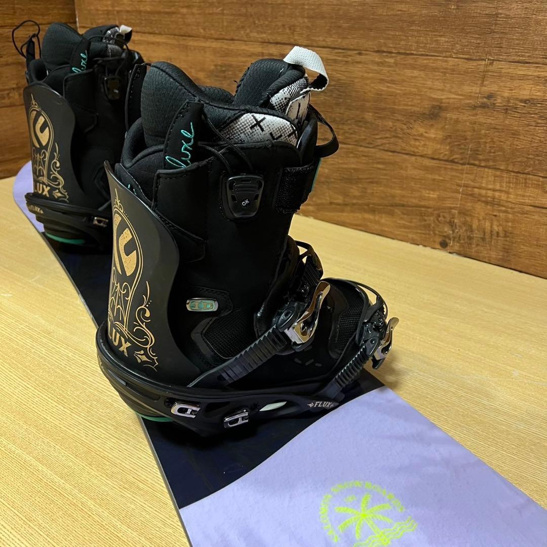 美品　SALOMON FLUX　レディース　スノーボード　3点セット 135cm