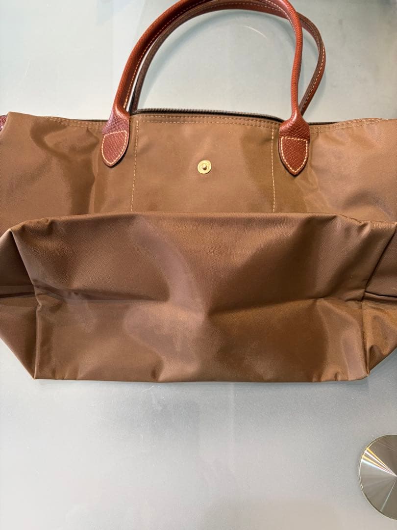 ロンシャン ル プリアージュ トートバッグ LONGCHAMP カーキ