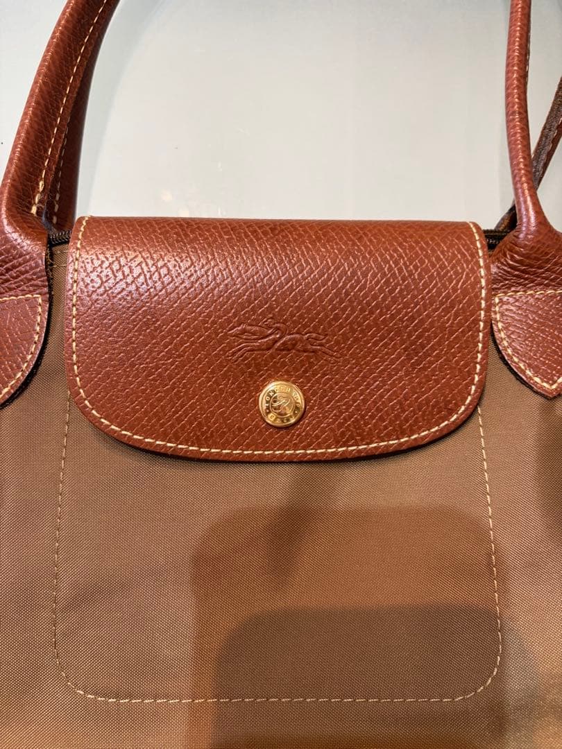 ロンシャン ル プリアージュ トートバッグ LONGCHAMP カーキ