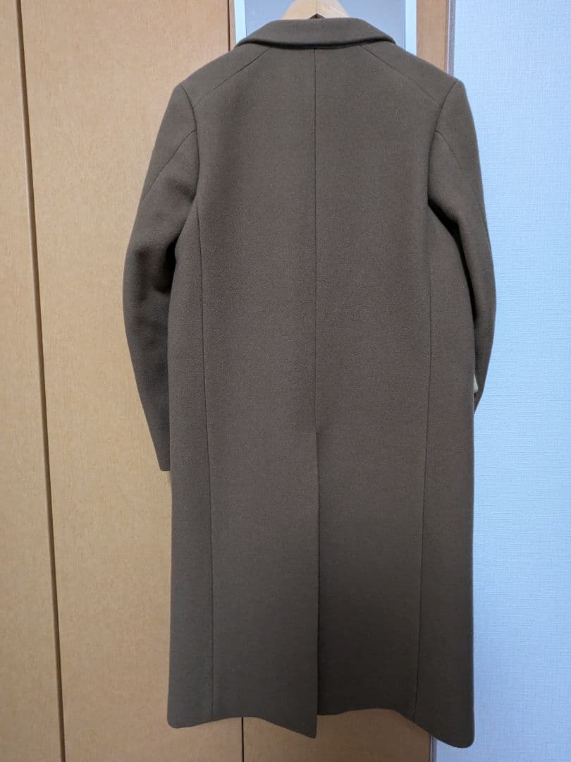 Sye Basics キャメル ベージュ メルトンコート カシミヤ混