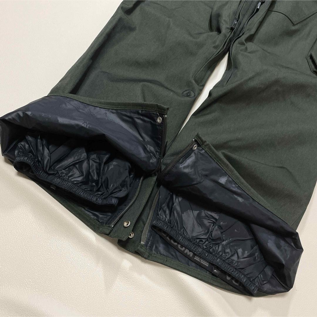6704【美品】ボルコム　パンツ　無地　スノボウェア メンズ カーキ