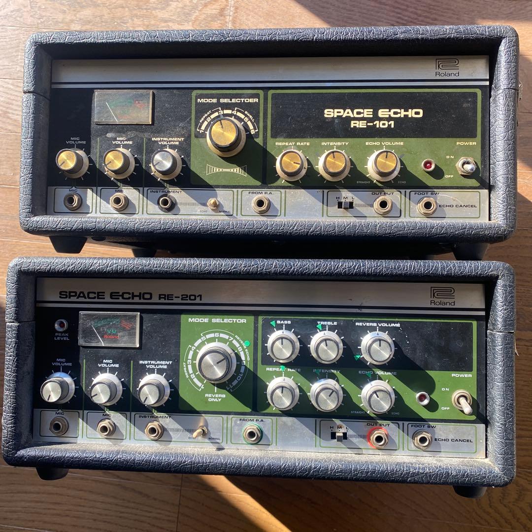 配信機器・PA機器・レコーディング機器 Roland Space Echo RE-101 & RE-201