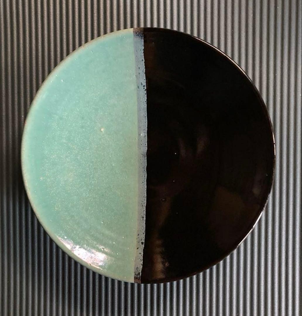 民藝 牛ノ戸焼 染分一尺大皿