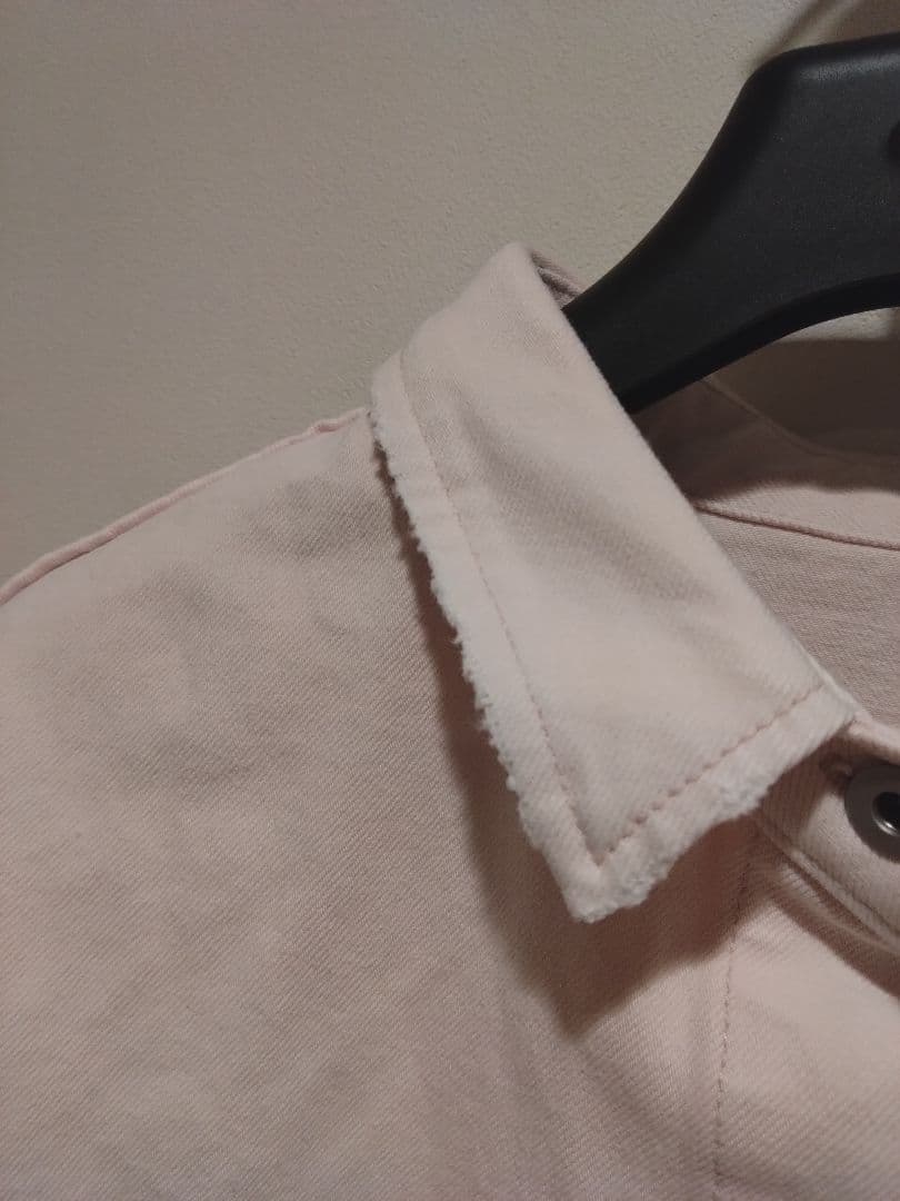 ☆新品タグ付き☆ DOUDOU ダメージデニムシャツ