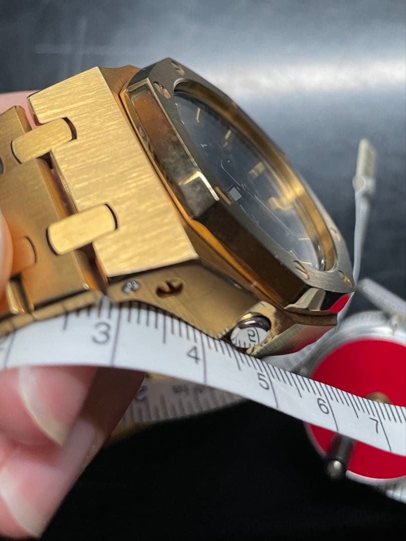 CASIO G-SHOCK MOD ゴールド 腕時計 カスタム カシオーク