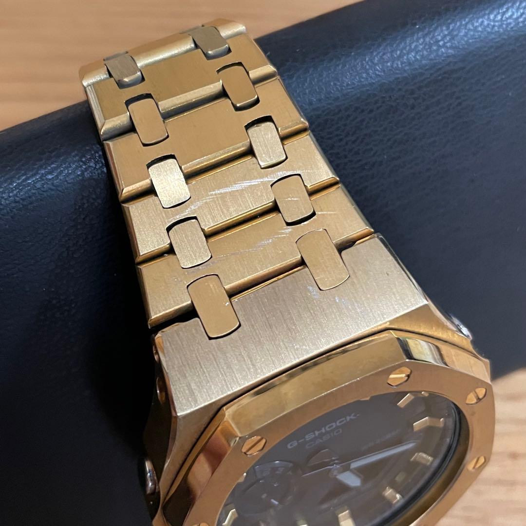 CASIO G-SHOCK MOD ゴールド 腕時計 カスタム カシオーク