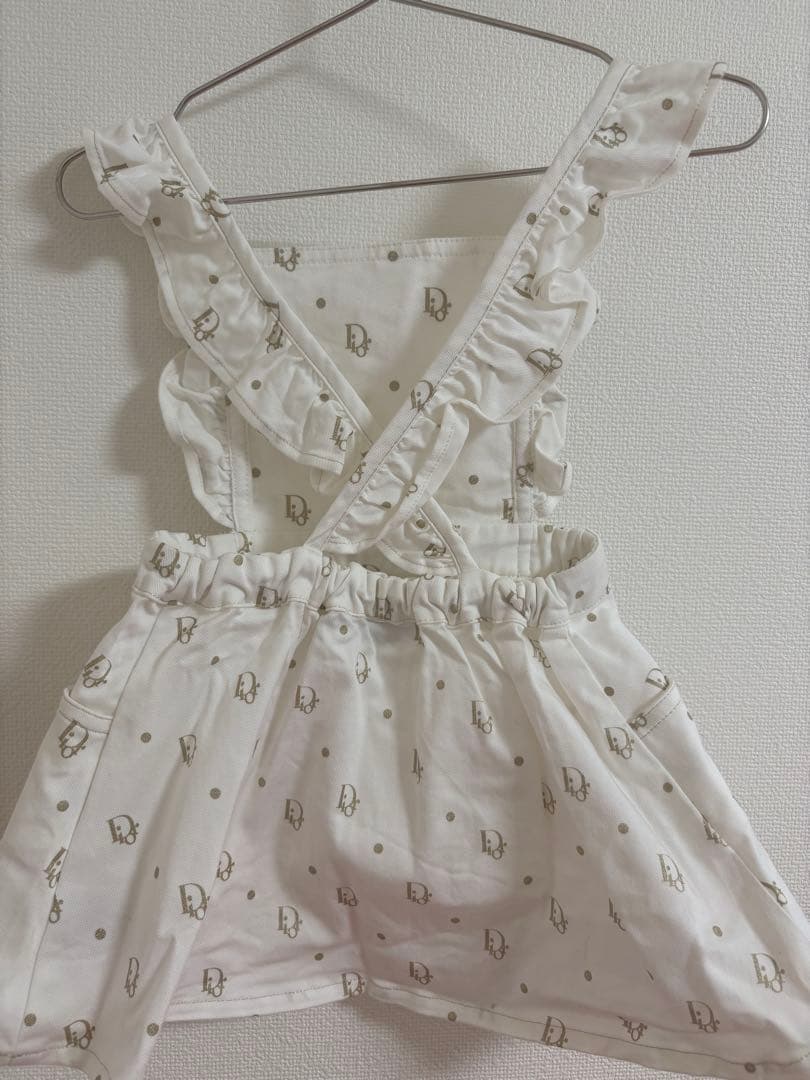 baby Dior フリル ワンピース ジャンパースカート 24m