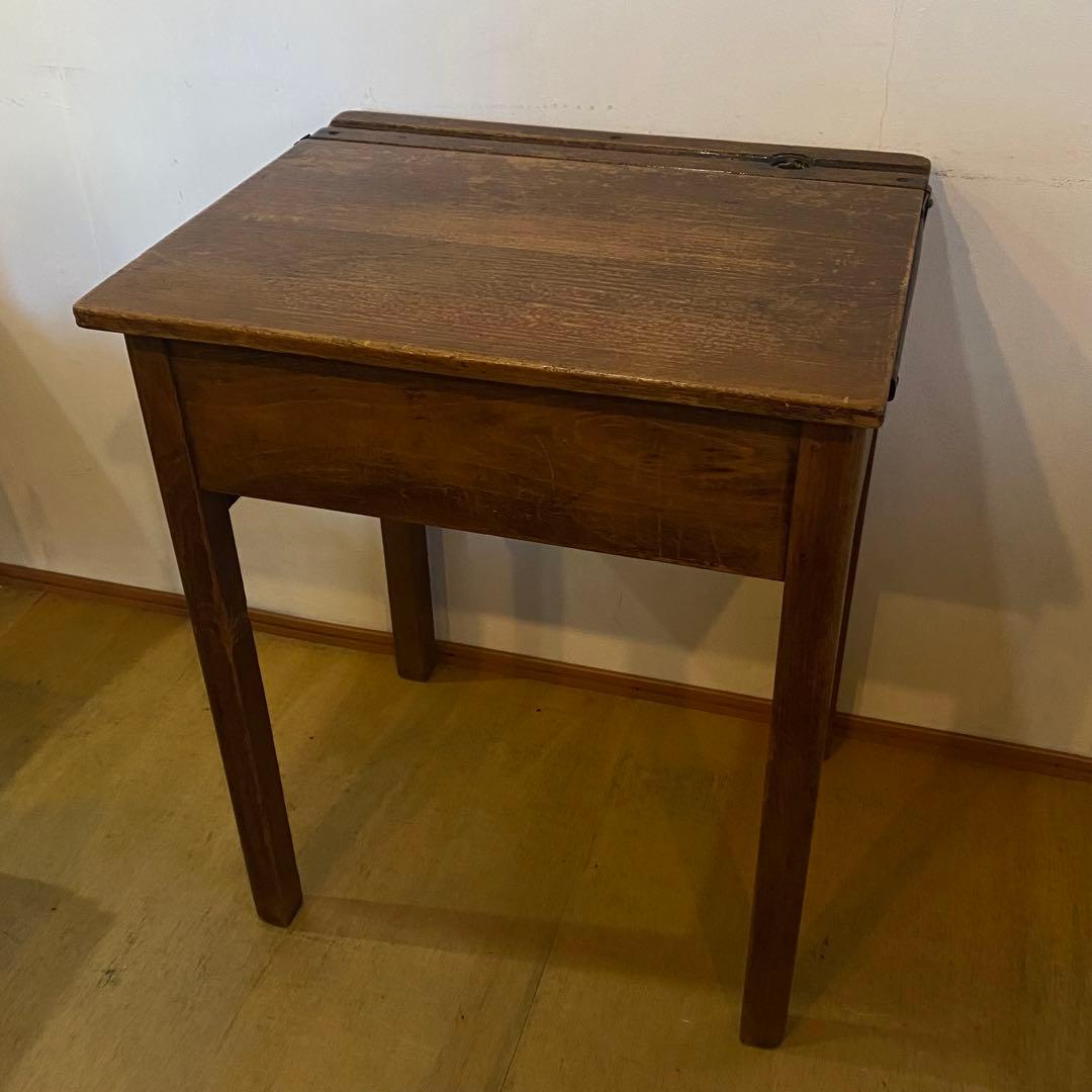 60s 70s イギリスビンテージ イギリスアンティーク スクールデスク 学校机