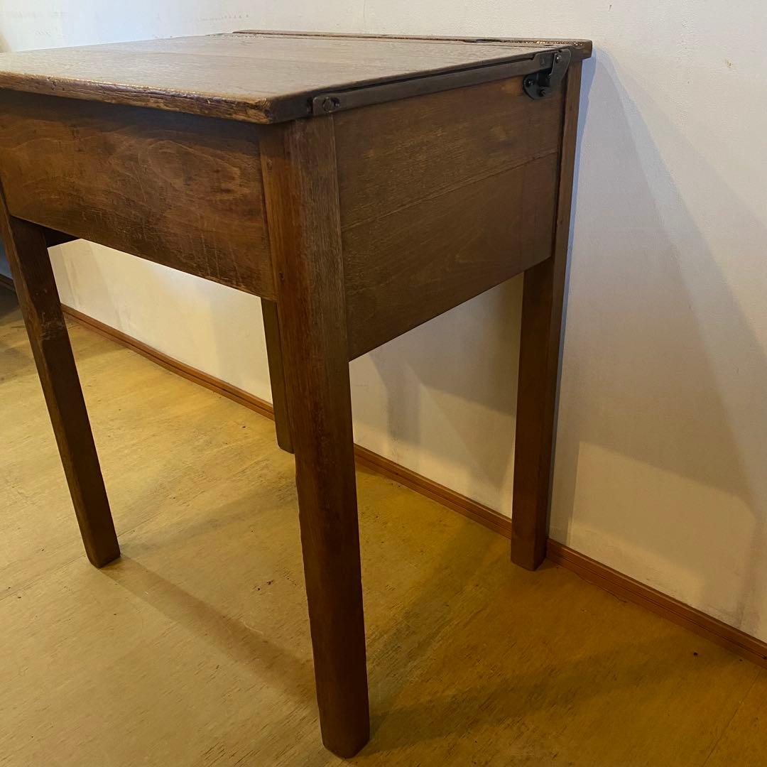 60s 70s イギリスビンテージ イギリスアンティーク スクールデスク 学校机
