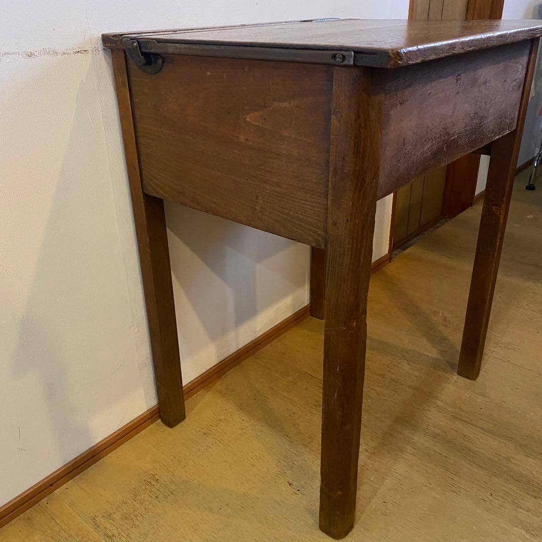 60s 70s イギリスビンテージ イギリスアンティーク スクールデスク 学校机