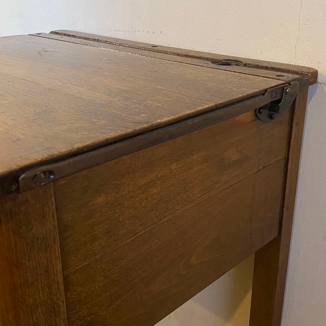 60s 70s イギリスビンテージ イギリスアンティーク スクールデスク 学校机