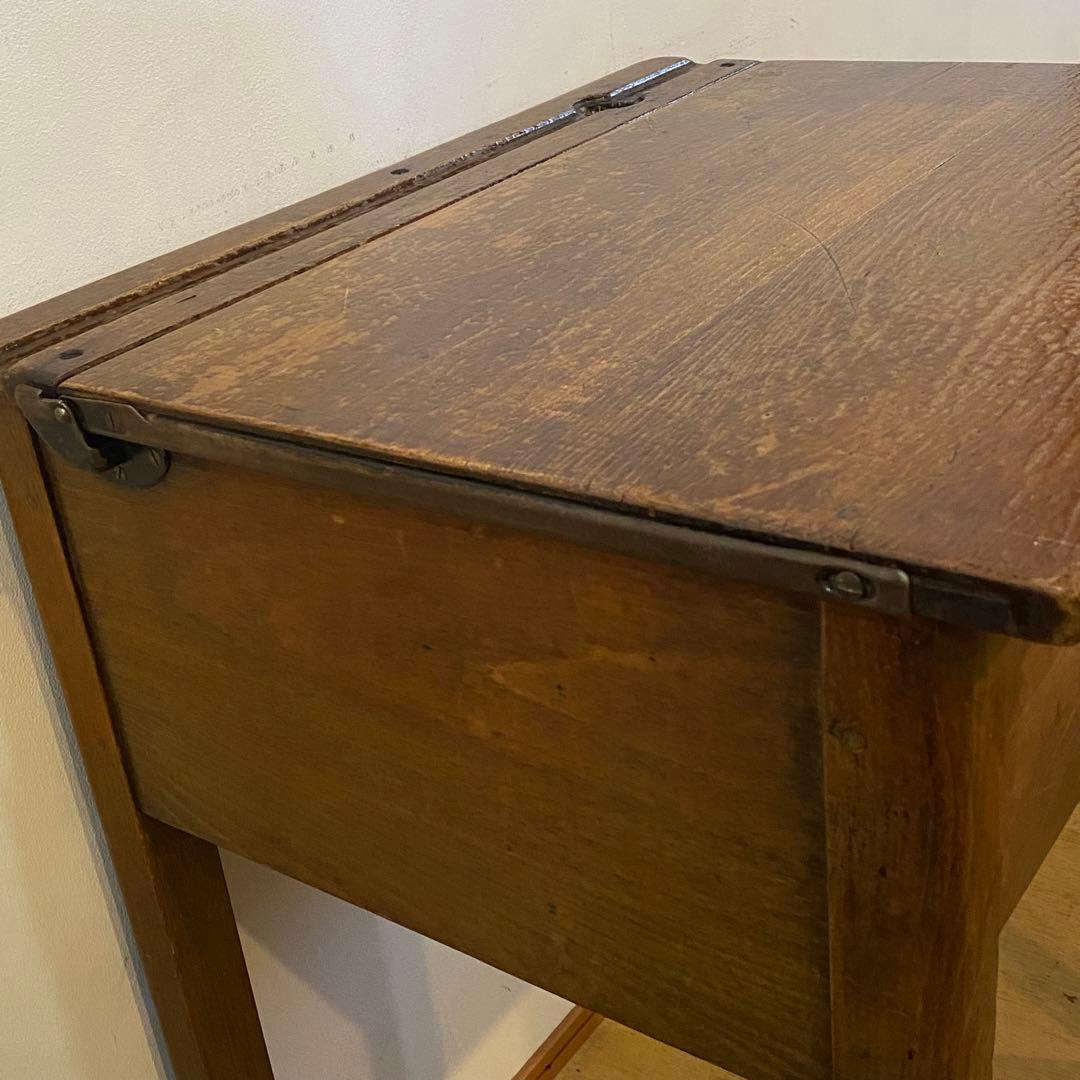 60s 70s イギリスビンテージ イギリスアンティーク スクールデスク 学校机